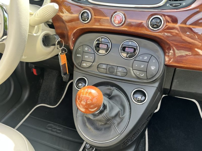 FIAT 500 CABRIO RIVA 1.2 8V 69CH  2017