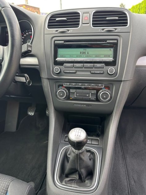 VOLKSWAGEN GOLF 6 1.4L TSI 160 CV / CARNET COMPLET / PAIEMENT 4-10 FOIS POSSIBLE 2010