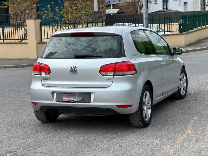 VOLKSWAGEN GOLF 6 1.4L TSI 160 CV / CARNET COMPLET / PAIEMENT 4-10 FOIS POSSIBLE 2010