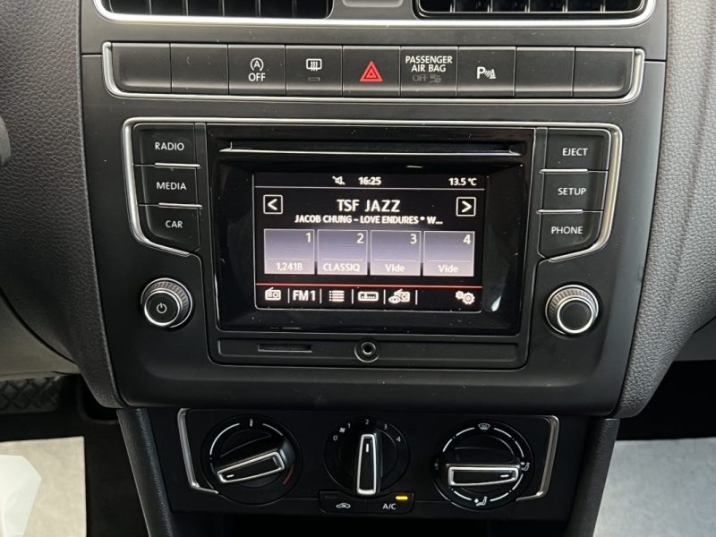 VOLKSWAGEN POLO 5 V PHASE 2 1.2 TSI 90 Cv BOITE AUTOMATIQUE DSG7 5 PORTES 59 600 Kms - GARANTIE 1 AN