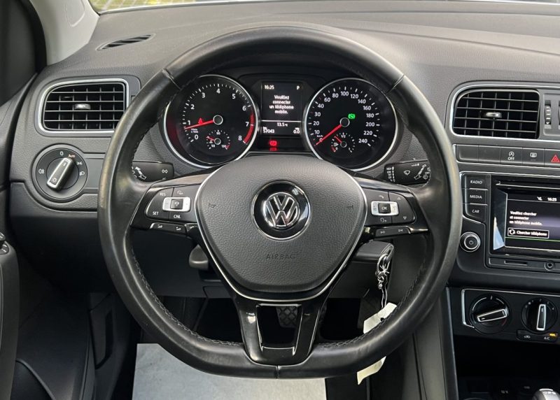 VOLKSWAGEN POLO 5 V PHASE 2 1.2 TSI 90 Cv BOITE AUTOMATIQUE DSG7 5 PORTES 59 600 Kms - GARANTIE 1 AN