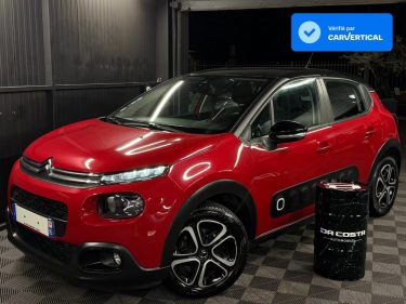 CITROEN C3 III SHINE 1.2 110 Cv ECRAN GPS APPLE CARPLAY & ANDROID - GARANTIE 1 AN