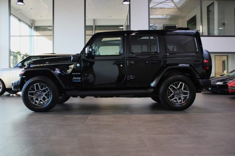 JEEP WRANGLER 4xe 381ch Sahara / Toit panoramique Sky One-Touch / Caméra Off-Road