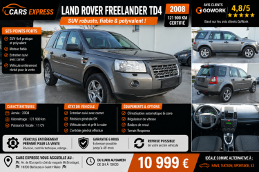 LAND ROVER FREELANDER 2 2.2 TD4 S 4X4 BV6 GARANTIE 6MOIS