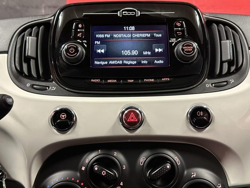 FIAT 500 1.0 70CH BSG S&S CULT - Garantie 6 mois - Excellent état - 1ère main -