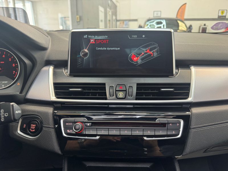 BMW GRAND TOURER 218iA 136ch M SPORT FULL 7 PLACES 1ERE MAIN GARANTIE 12 MOIS HISTORIQUE COMPLET