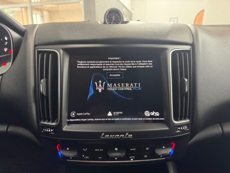 MASERATI LEVANTE 3.0 V6 275ch DIESEL GRANLUSSO GARANTIE 24 MOIS HISTORIQUE COMPLET 