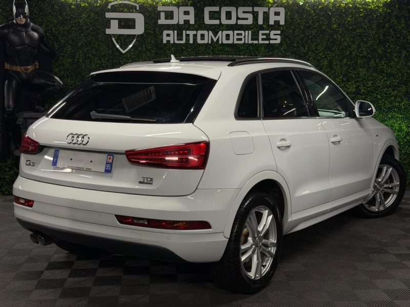 AUDI Q3 PHASE 2 S-LINE QUATTRO 2.0 TDI 150 1ERE MAIN BOITE AUTO TOIT OUVRANT ATTELAGE - Garantie 1an