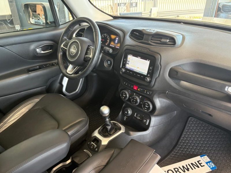 🚗 JEEP RENEGADE 2.0 MULTIJET 140ch ⚙️ LIMITED 4x4 📷 Caméra 📱 Bluetooth ☀️ Toit  panoramique  Cuir