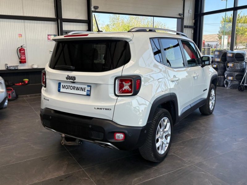 🚗 JEEP RENEGADE 2.0 MULTIJET 140ch ⚙️ LIMITED 4x4 📷 Caméra 📱 Bluetooth ☀️ Toit  panoramique  Cuir