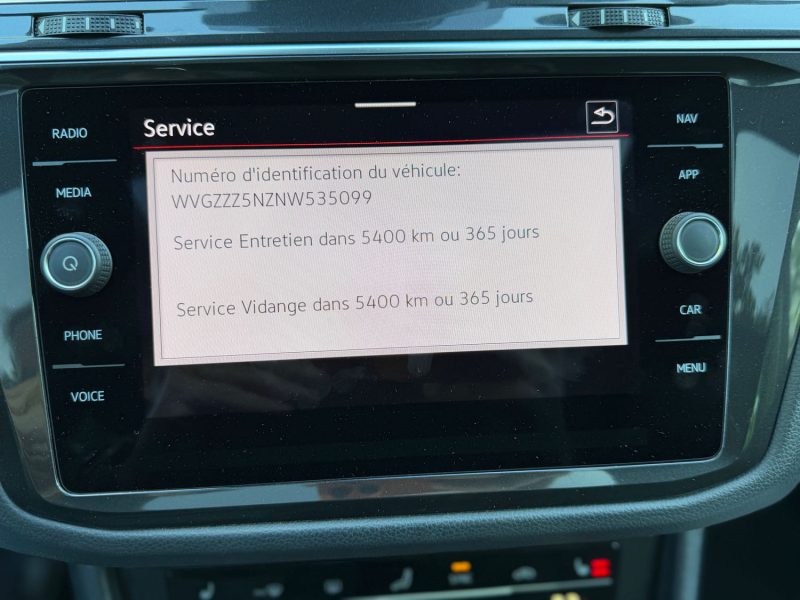 VOLKSWAGEN TIGUAN  2.0 TDI 150CH ELEGANCE  DSG 12/2022