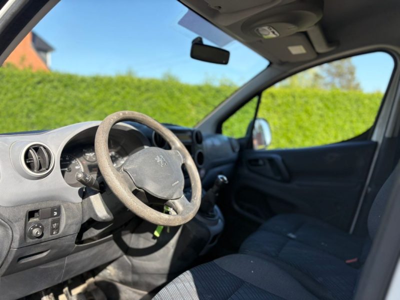 ✅ 4160€ HT Très Beau PEUGEOT PARTNER 3 PLACES 1.6 HDI PACK CLIM // Distribution à jour