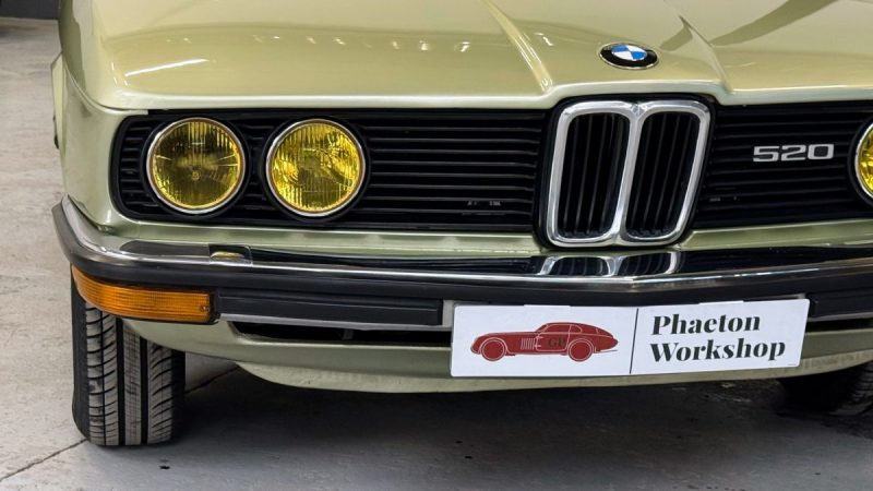 BMW 520 E12 1978 I Historique important I 6 Cylindres I Configuration d’origine