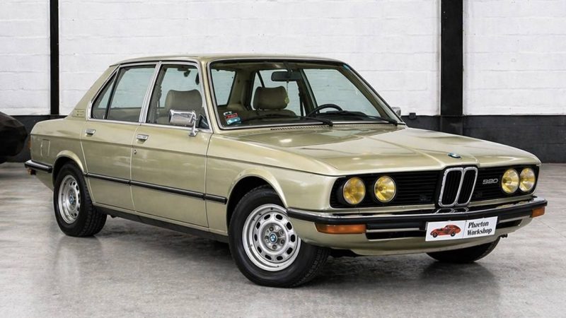BMW 520 E12 1978 I Historique important I 6 Cylindres I Configuration d’origine