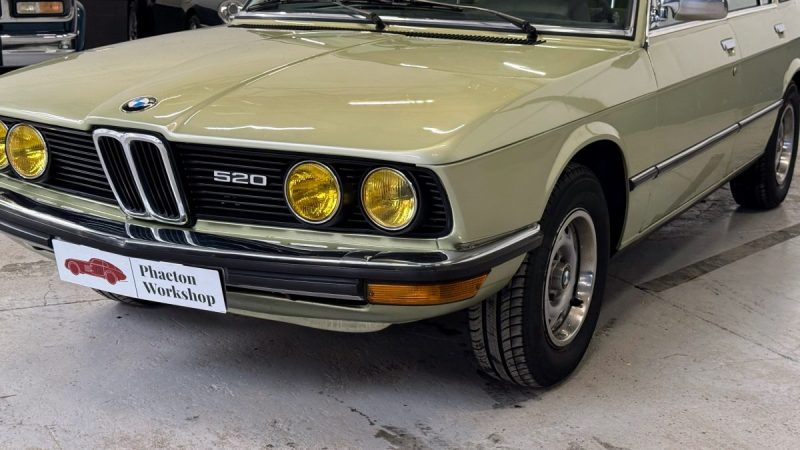 BMW 520 E12 1978 I Historique important I 6 Cylindres I Configuration d’origine