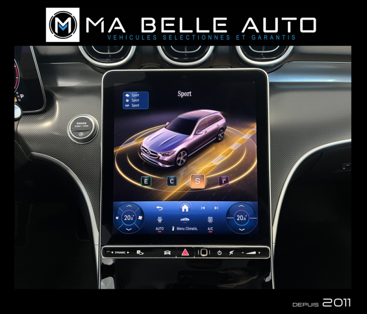 Mercedes C 200 d break mild-hybrid 186 Avantgarde Line 9G-Tronic / 1ère main carnet TVA récupérable