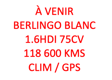 CITROEN BERLINGO 1.6 HDI 75CV CLIMATISÉ