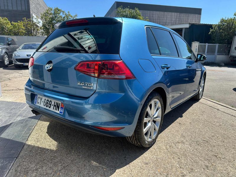VOLKSWAGEN GOLF VII 2.0 TDI 150CH CARAT DSG6 5P BLUEMOTION 2013