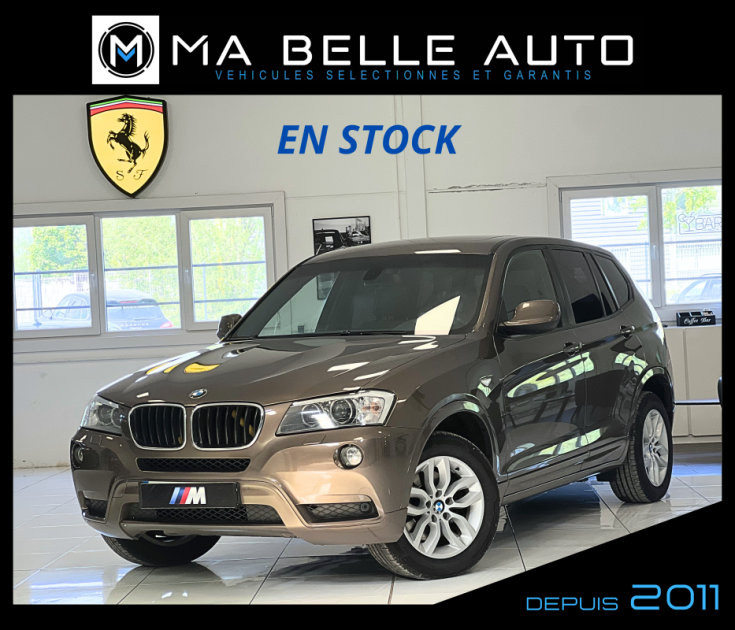 BMW X3 Xdrive20d 163 Pack Sport / carnet / Toit Pano. Xenon Caméra Cuir Int. M / 253 euros mensuel