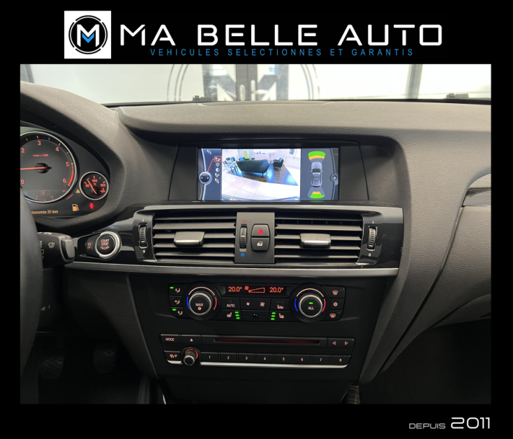 BMW X3 Xdrive20d 163 Pack Sport / carnet / Toit Pano. Xenon Caméra Cuir Int. M / 241 euros mensuel