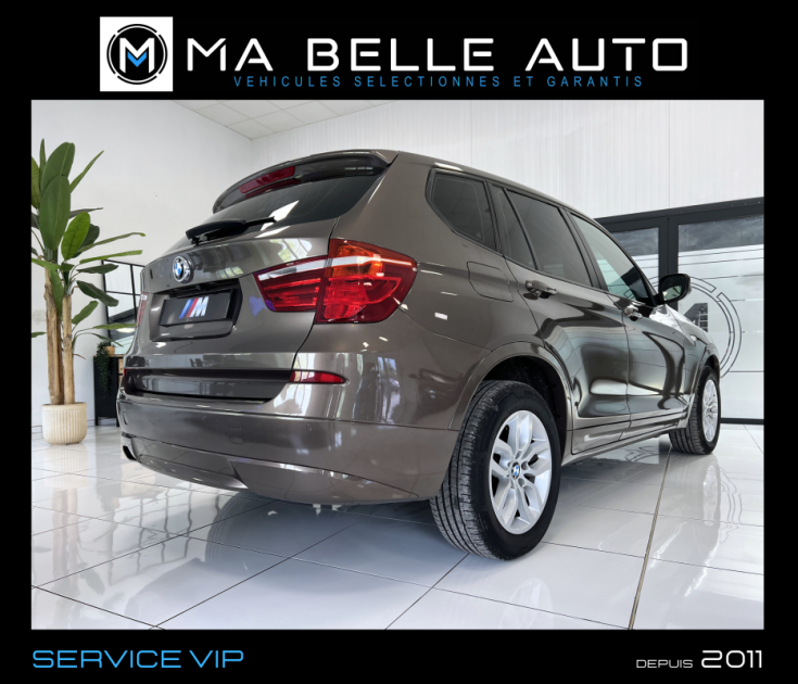 BMW X3 Xdrive20d 163 Pack Sport / carnet / Toit Pano. Xenon Caméra Cuir Int. M / 241 euros mensuel