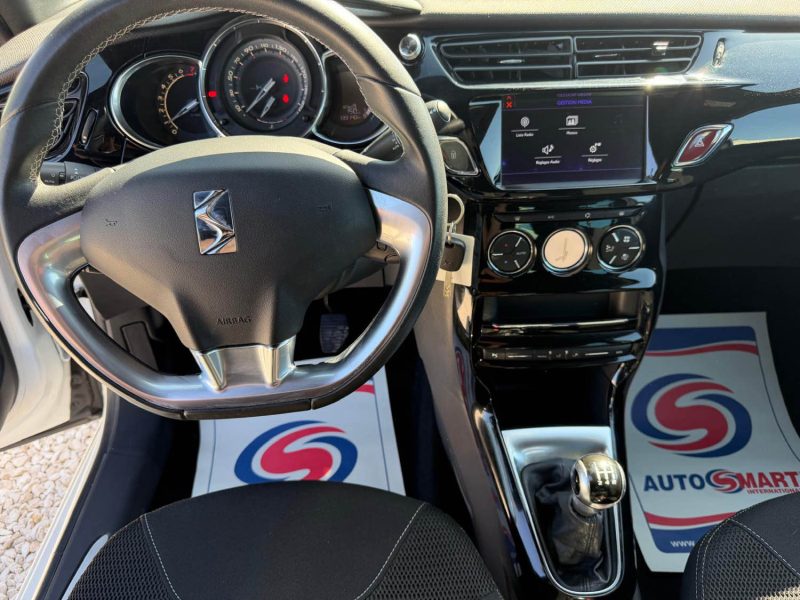 DS DS3 DS DS3 1.2 E THP  82CH SO CHIC 2018