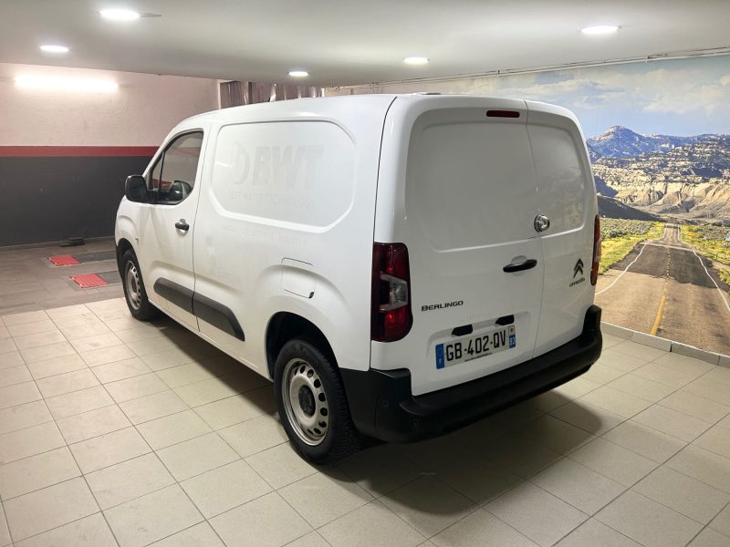 CITROEN BERLINGO M 1000KG BLUEHDI 130 S&S CLUB EAT8 09/2021 PRIX HT : 8325 €