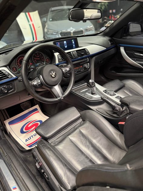 MAGNIFIQUE B.M.W. SERIE 4 CABRIOLET 435D XDRIVE 313CH M SPORT ( CONFIGURATION M SPORT CABRIOLET)⭐️⭐️⭐️