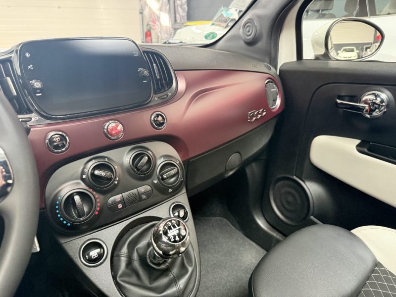 FIAT 500 1.2 PACK star 69CH TOIT PANORAMIQUE