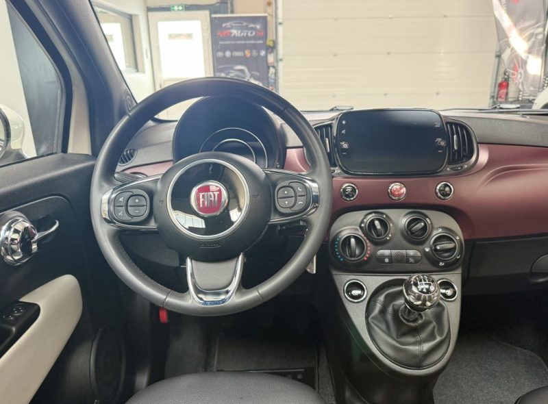 FIAT 500 1.2 PACK star 69CH TOIT PANORAMIQUE