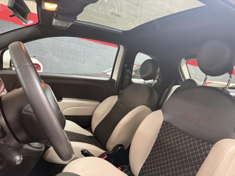FIAT 500 1.2 PACK star 69CH TOIT PANORAMIQUE