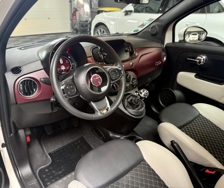 FIAT 500 1.2 PACK star 69CH TOIT PANORAMIQUE