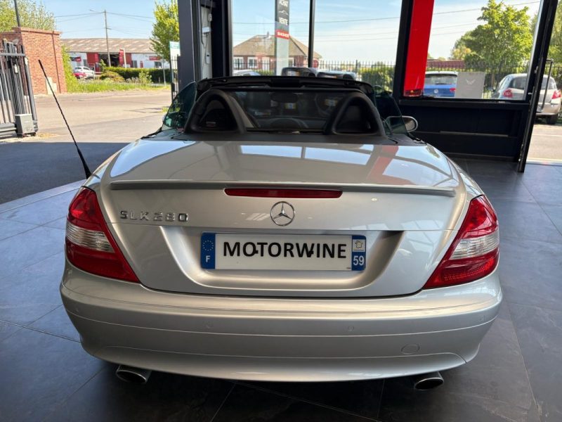 🚗 MERCEDES SLK 280  V6 231ch ⚙️ 7G 🔊 Échappement sport 🧭 GPS ❄️ Climatisation 🪑 Cuir 📡 Radar