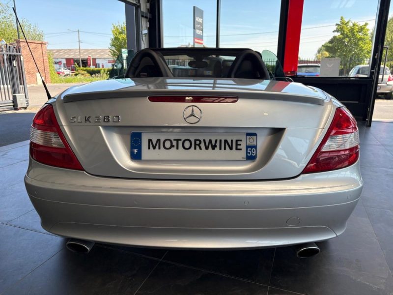 🚗 MERCEDES SLK 280  V6 231ch ⚙️ 7G 🔊 Échappement sport 🧭 GPS ❄️ Climatisation 🪑 Cuir 📡 Radar