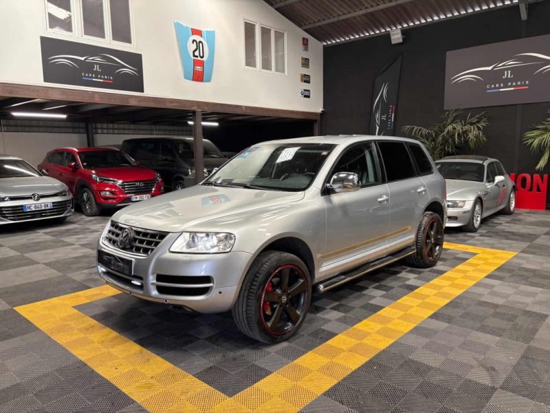 MAGNIFIQUE VOLKSWAGEN TOUAREG 2.5 TDI 174CH TIPTRONIC (SIÈGES CHAUFFANTS, 4 MOTION, SELLERIE CUIR) 