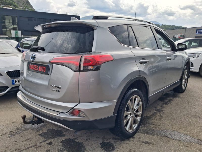 TOYOTA RAV4 HYBRIDE 197 CV 4WD 4X4 DESIGN CAMERA 360 CUIR ELECTRIQUE SUIVIE COMPLET 
