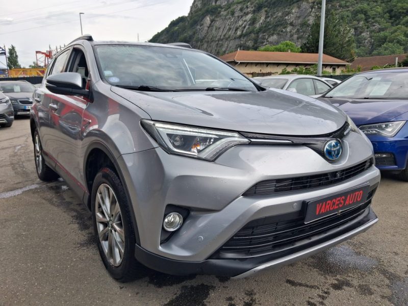 TOYOTA RAV4 HYBRIDE 197 CV 4WD 4X4 DESIGN CAMERA 360 CUIR ELECTRIQUE SUIVIE COMPLET 