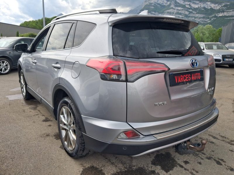 TOYOTA RAV4 HYBRIDE 197 CV 4WD 4X4 DESIGN CAMERA 360 CUIR ELECTRIQUE SUIVIE COMPLET 