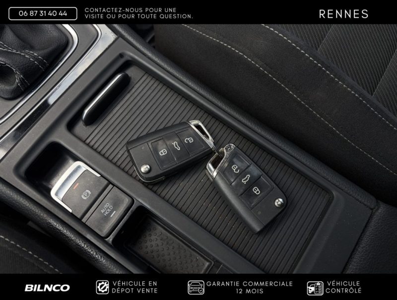 VOLKSWAGEN GOLF 7 R 2.0 TSI 310CH 4MOTION / TOIT OUVRANT PANO / Apple CarPlay / App-Connect / Bleu  