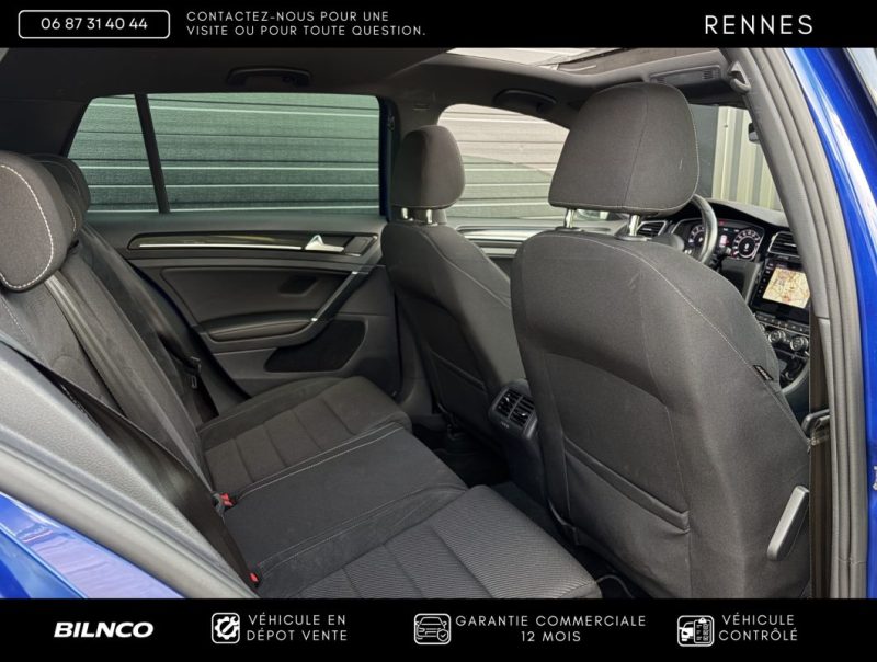 VOLKSWAGEN GOLF 7 R 2.0 TSI 310CH 4MOTION / TOIT OUVRANT PANO / Apple CarPlay / App-Connect / Bleu  