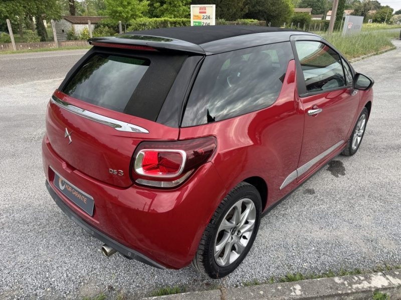 DS DS3 CABRIOLET 1.2 110CH SO CHIC 