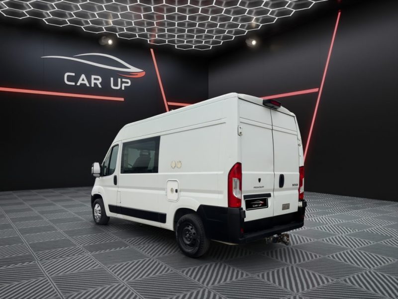 PEUGEOT BOXER 2.0 BlueHDI 110 cv L2H2 Cabine Approfondie Pro / 7 places / Attelage