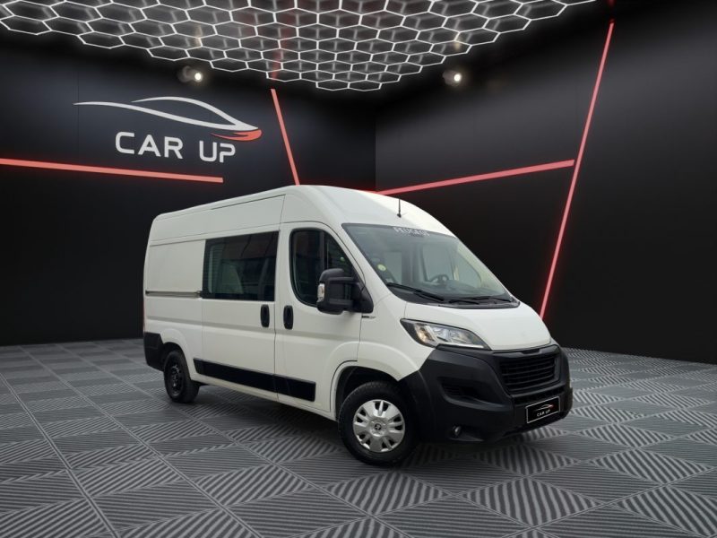 PEUGEOT BOXER 2.0 BlueHDI 110 cv L2H2 Cabine Approfondie Pro / 7 places / Attelage