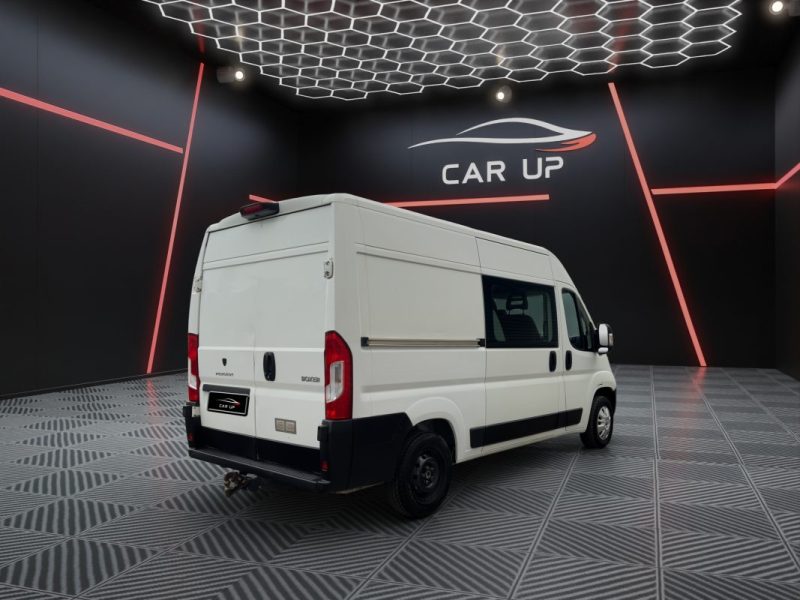 PEUGEOT BOXER 2.0 BlueHDI 110 cv L2H2 Cabine Approfondie Pro / 7 places / Attelage