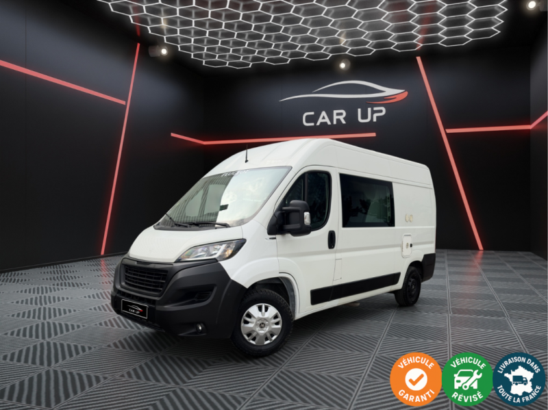 PEUGEOT BOXER 2.0 BlueHDI 110 cv L2H2 Cabine Approfondie Pro / 7 places / Attelage
