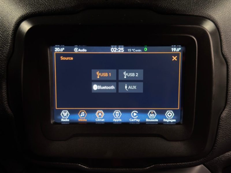 JEEP RENEGADE PHASE 2 T3 1.0 GSE 120 QUICKSILVER WINTER EDITION 2WD S&S TOIT OUVRANT - Garantie 1 an