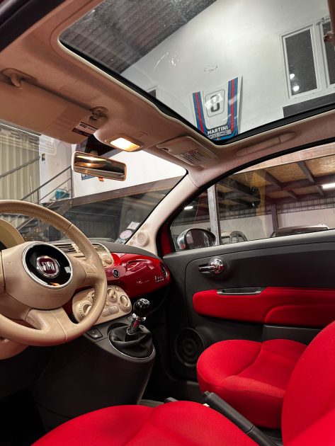 MAGNIFIQUE FIAT 500 LOUNGE 69 CH (1ERE MAIN, TOIT PANORAMIQUE, SUIVI D’ENTRETIEN, RADAR DE RECUL)