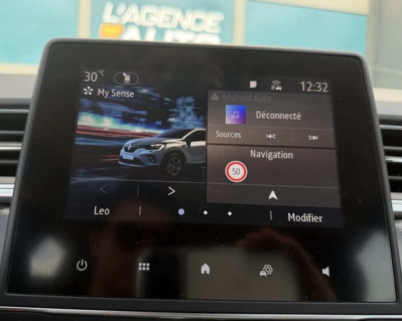 Renault Captur II 1.6 E-Tech Hybride 145ch Evolution – Apple CarPlay - 2022 – 55 000 km – BVA – Bleu