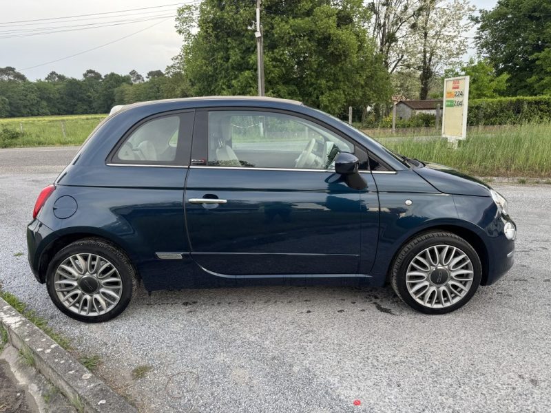 FIAT 500C CABRIOLET 1.2 8V 69CH S&S PACK LOUNGE 