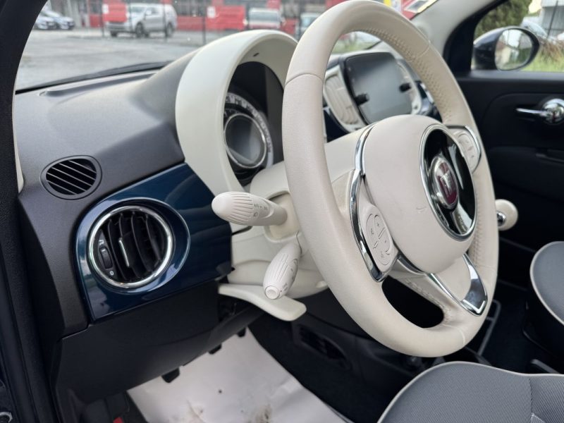 FIAT 500C CABRIOLET 1.2 8V 69CH S&S PACK LOUNGE 